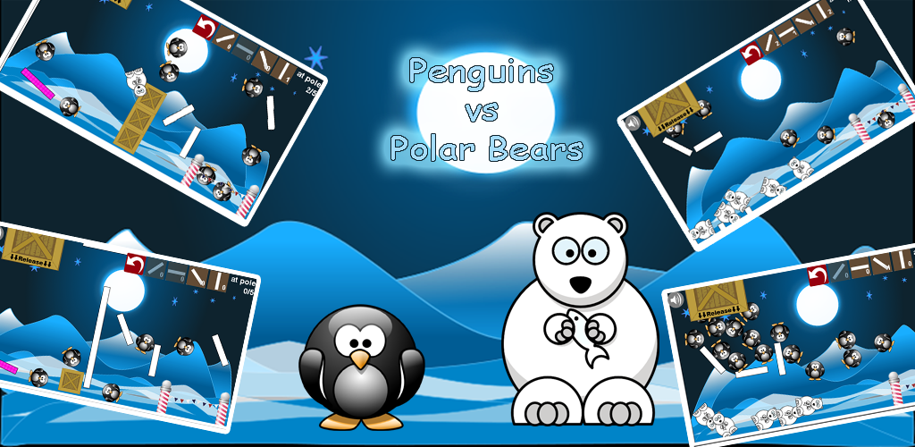 large Penguins vs polar bears