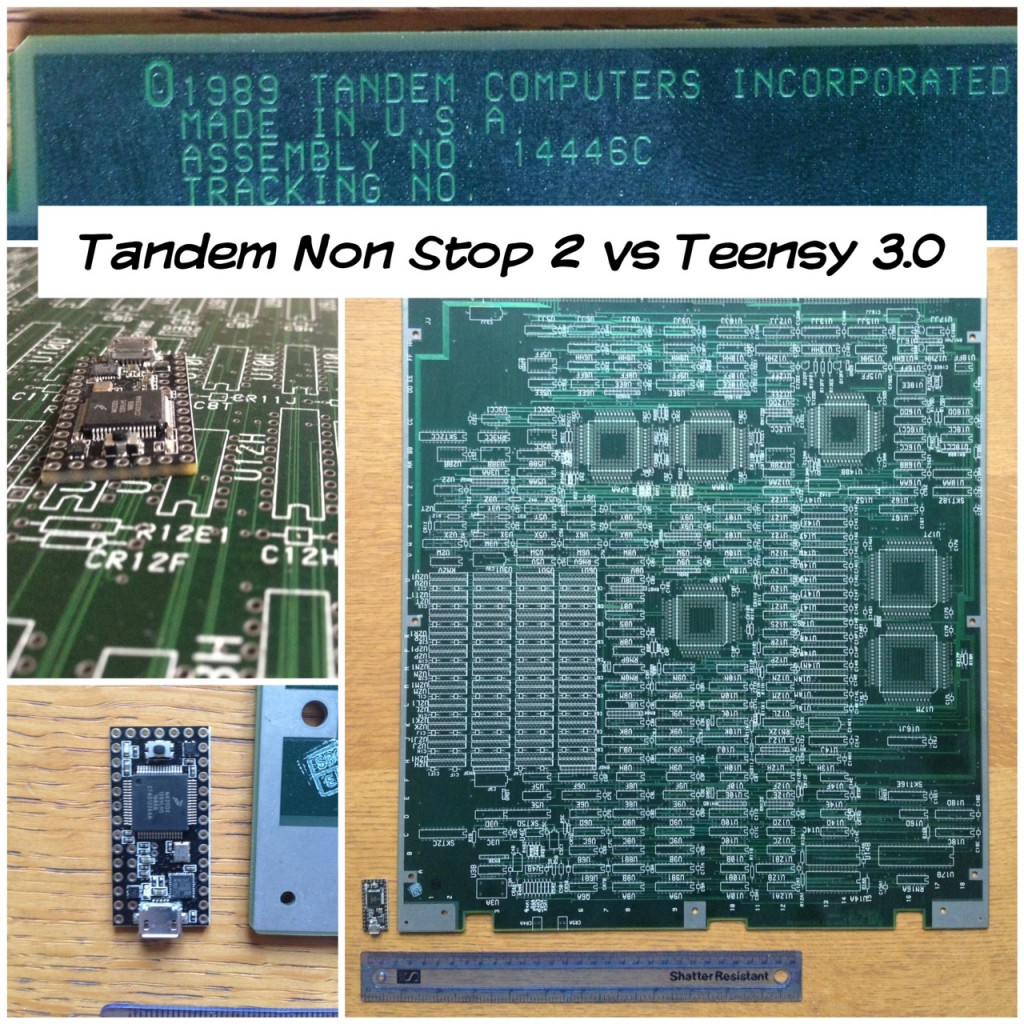 Teensy 3 compared to Tandem Non Stop 2 Mainframe Teensy 3 compared to Tandem Non Stop 2 Mainframe