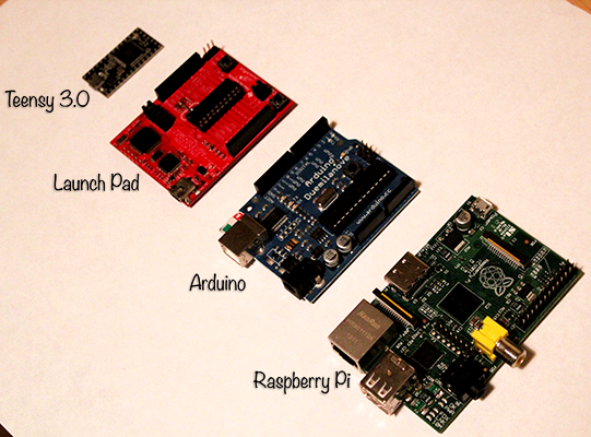 Teensy 3 Launchpad arduino raspberry pi